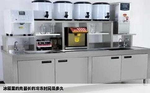 冰箱里的肉最长的冷冻时间是多久