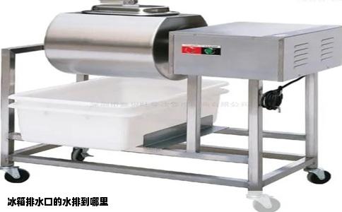 冰箱排水口的水排到哪里