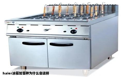 haier冰箱加雪种为什么会这样