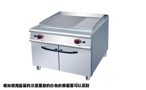 谁知道肯德基的汉堡里放的白色的酱哪里可以买到