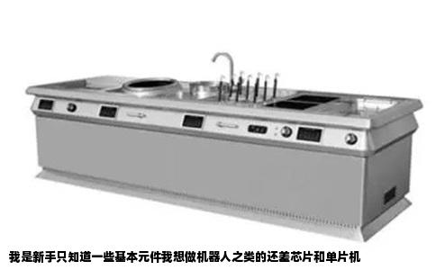 我是新手只知道一些基本元件我想做机器人之类的还差芯片和单片机