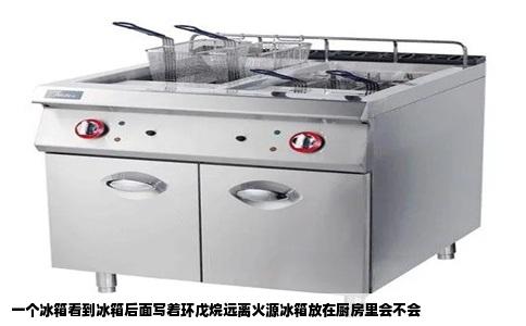 一个冰箱看到冰箱后面写着环戊烷远离火源冰箱放在厨房里会不会