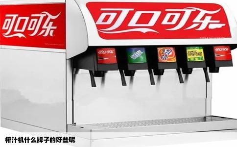 榨汁机什么牌子的好些呢
